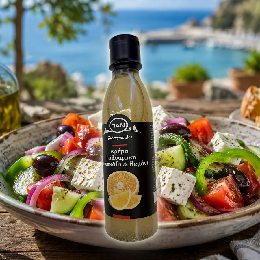 Cremă de oțet balsamic cu portocală și lămâie 250 ml