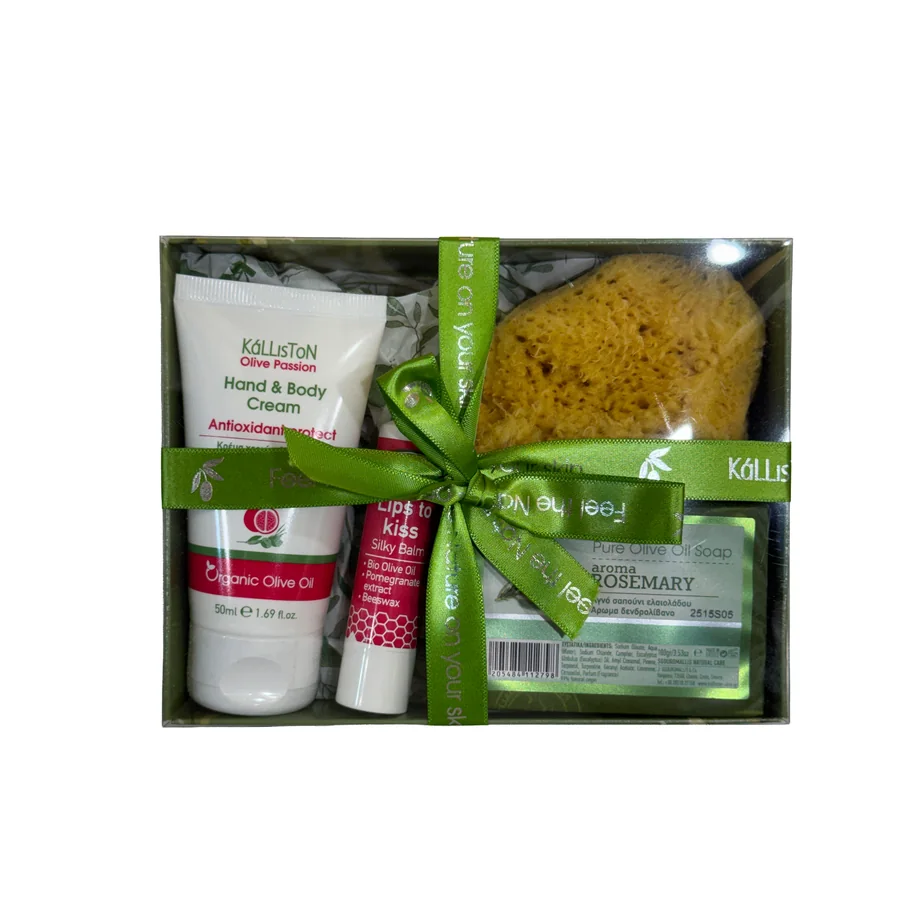 Cutie: cremă + balsam + gel de duș + săpun