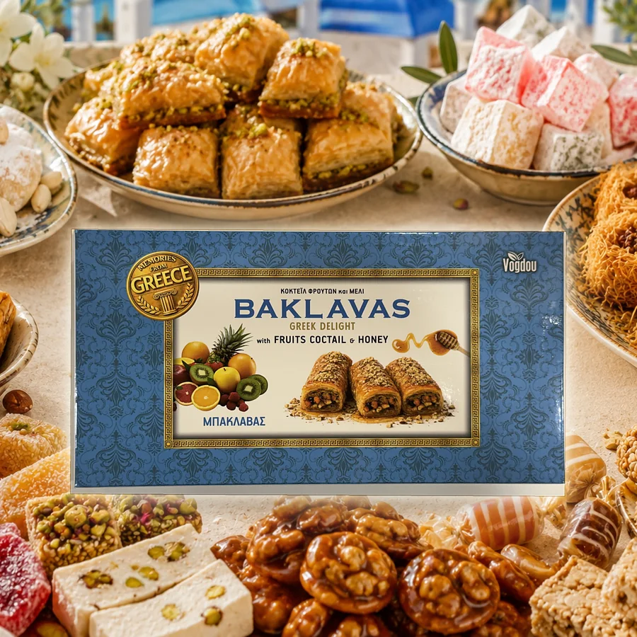 Baclava cu cocktail de fructe 200 g