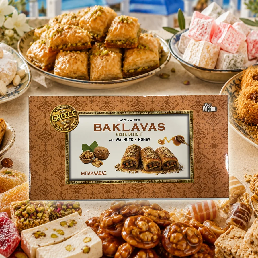 Baclava cu miere și nucă 200 g