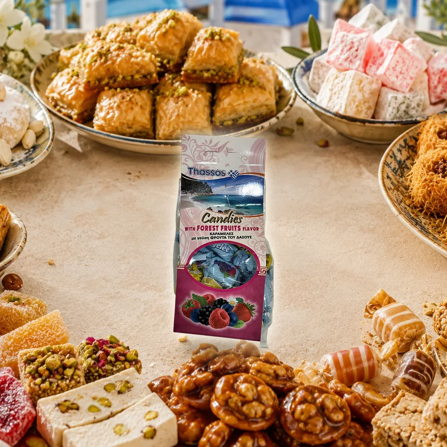 Bomboane cu fructe de pădure 200 g