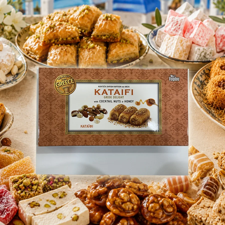 Kataif cu fructe uscate și nuci 200 g
