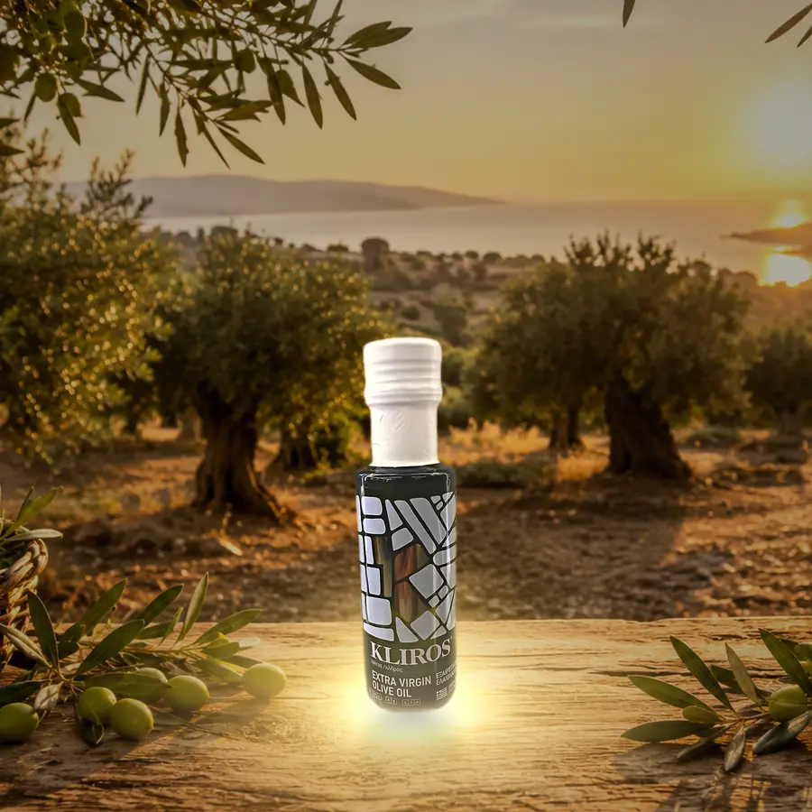 Ulei de măsline extravirgin Kliros 100 ml (sticlă)