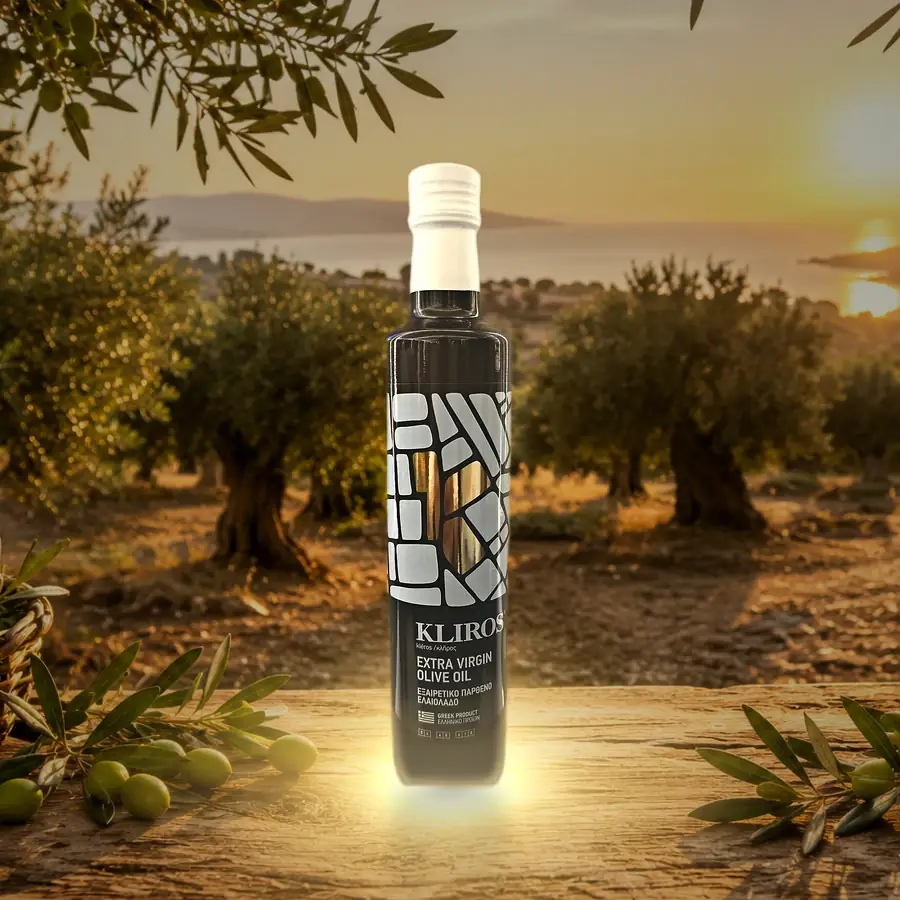 Ulei de măsline extravirgin Kliros 500 ml (sticlă)