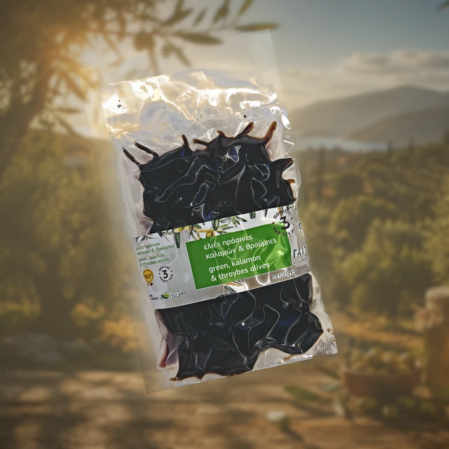 Sortiment de măsline 3 × 100 g