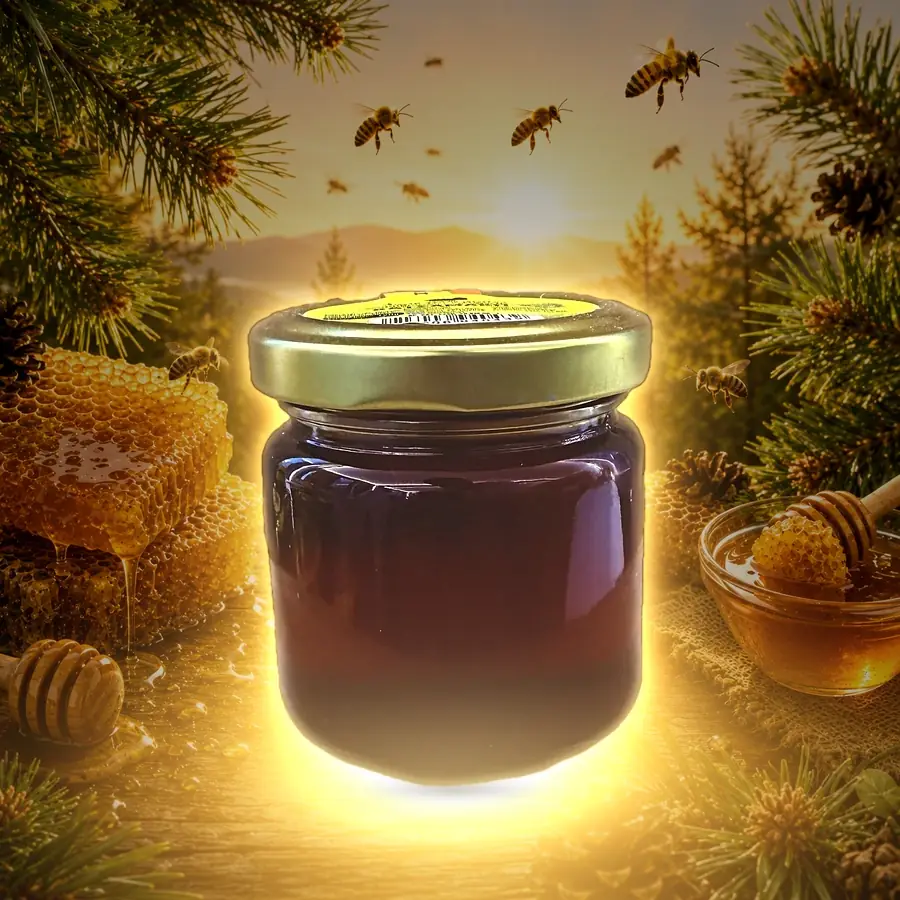 Miere de pin 120 g (sticlă)