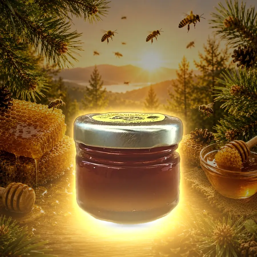 Miere de pin 30 g (borcănel sticlă)
