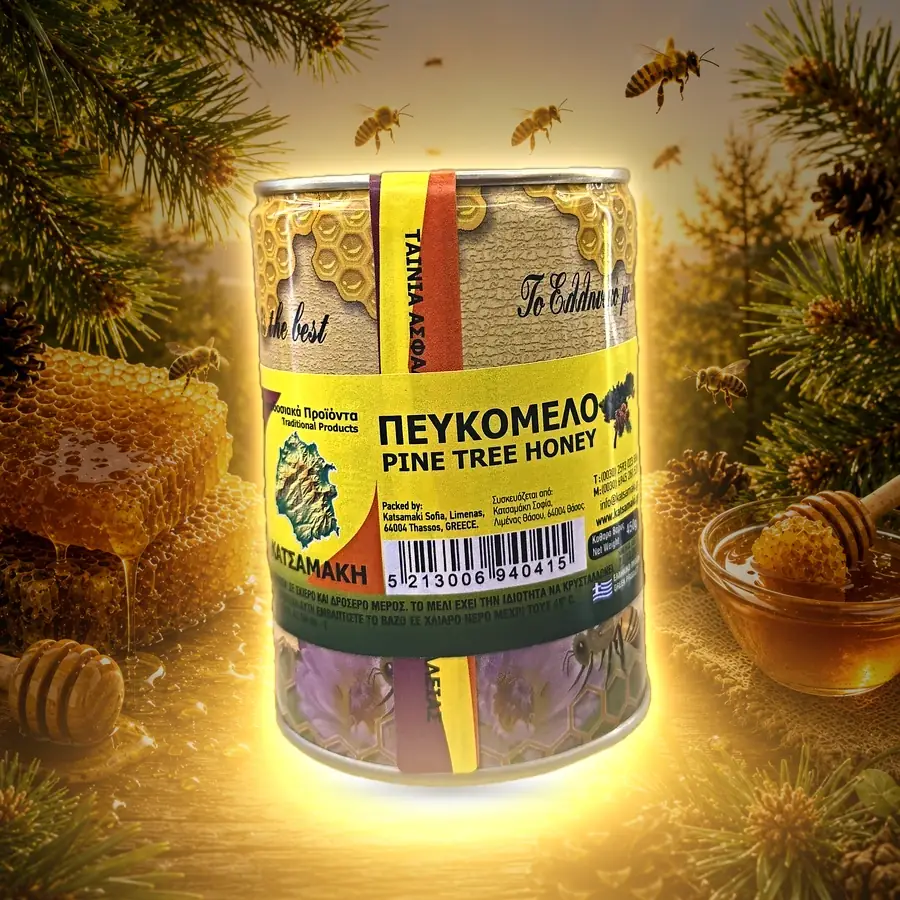 Miere de pin 450 g (ambalaj metalic)