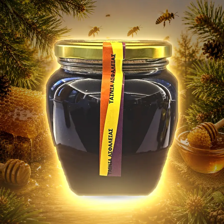 Miere de pin 700 g — borcan vertical ORTSIO