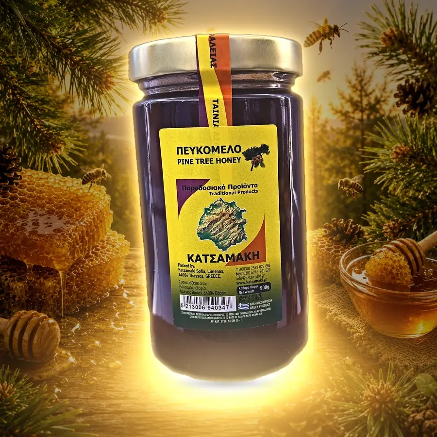 Miere de pin 900 g (sticlă)